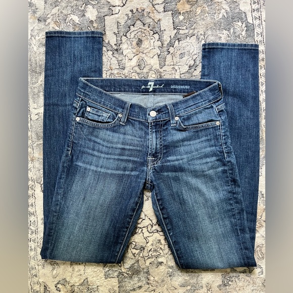 7 For All Mankind Roxanne Ankle Jeans 27 - Picture 1 of 4